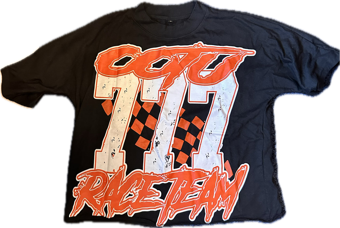 OOTU Race Team Black & Orange Tee.