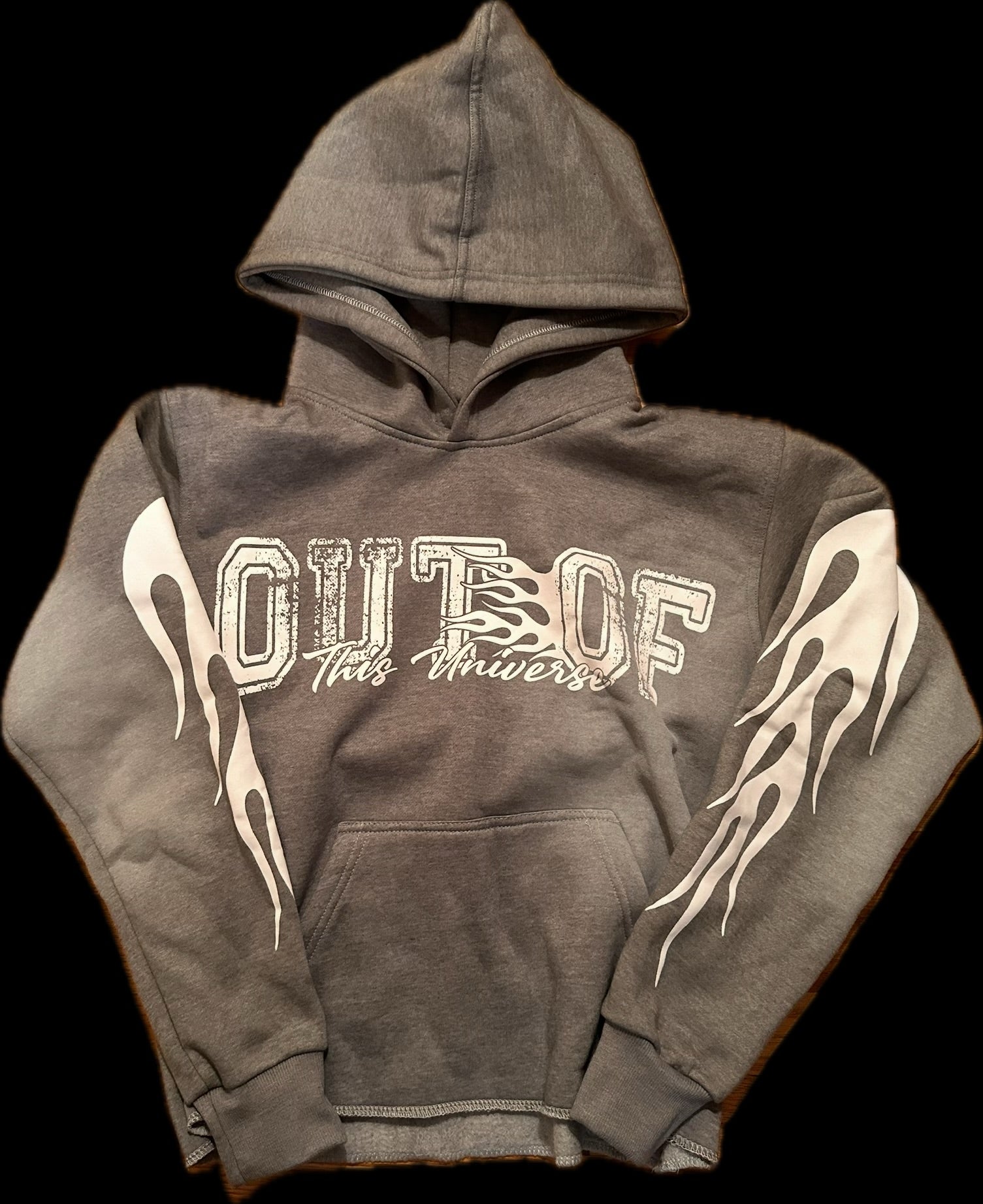 OOTU “ACID WASH” Grey HOODIE.