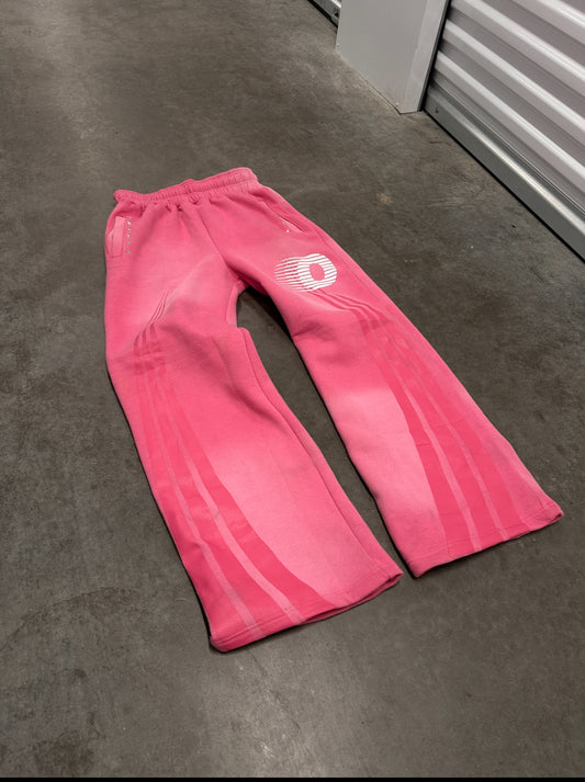 OOTU PINK "RHINESTONE" SWEATPANTS.