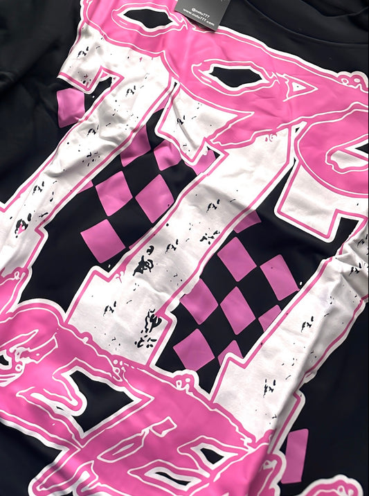 OOTU Race Team Black & Pink Tee.